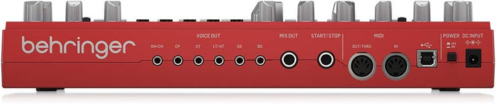 Behringer RD-6-RD Rot RHYTHM DESIGNER RD-6 Single, Rot RHYTHM DESIGNER RD-6 Single