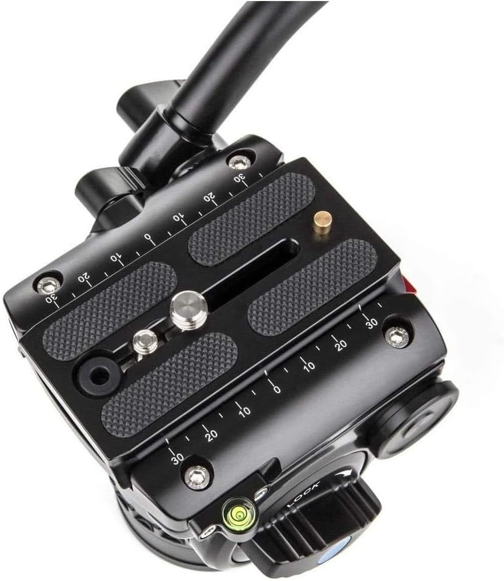 Sirui VH-10X Pro Fluid Videoneiger mit zusätzlicher Friktion für 360° Drehung, Arm verlängerbar, Alu