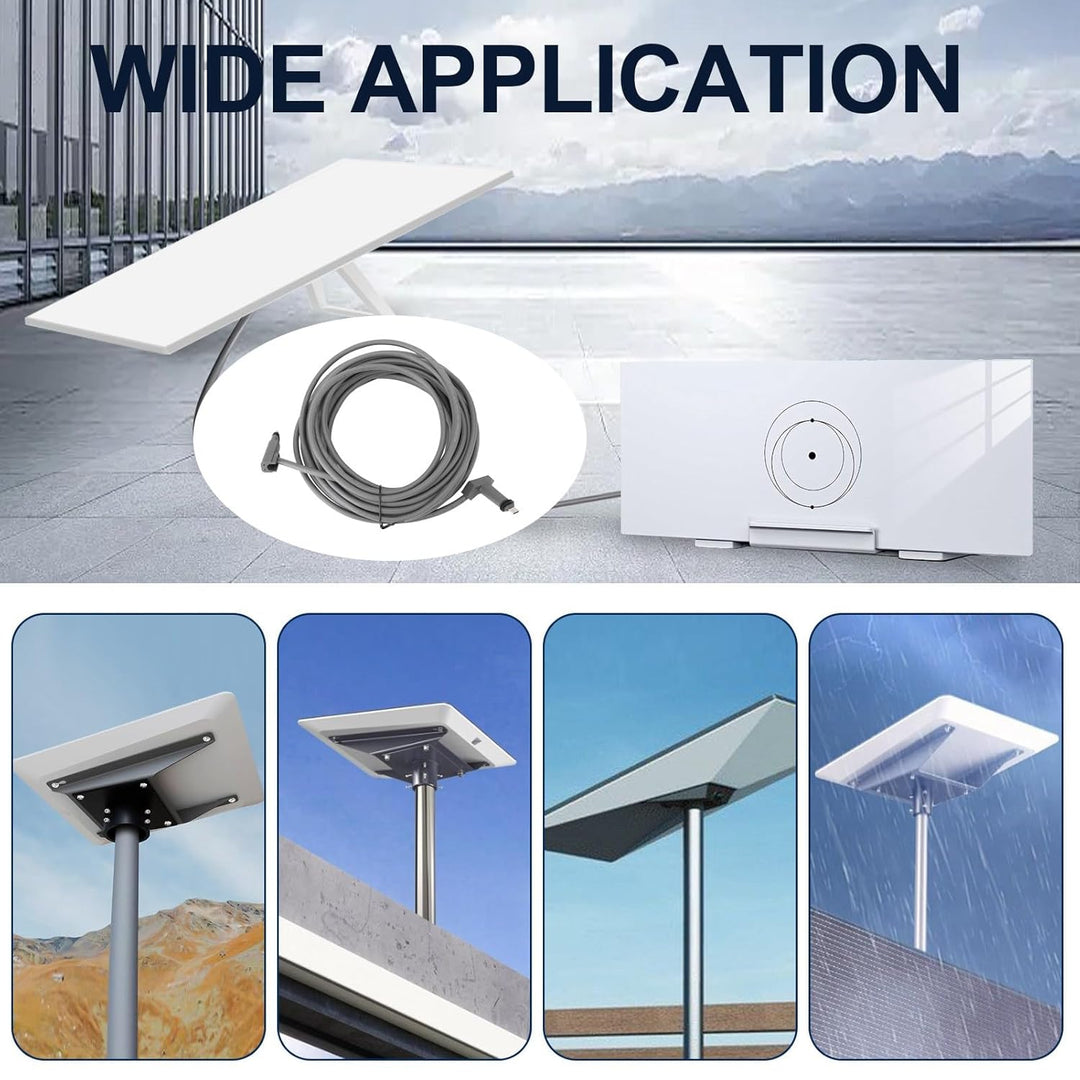 SENECESLI Kabel für Rectangular Satellite V2, Ersatzkabel, Internet-Kit, Verlängerungskabel für V2-K