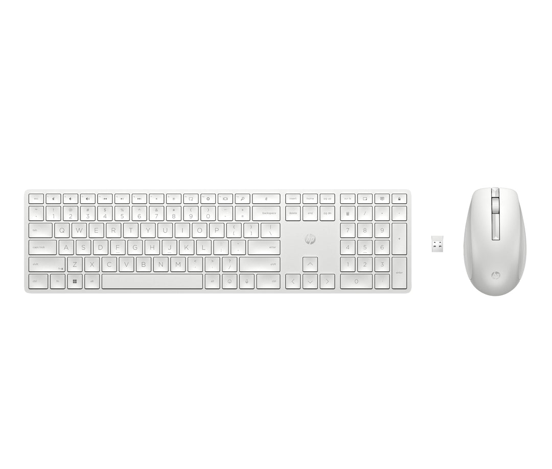 HP 650 kabellose Tastatur und Maus Bundle (20 programmierbare Tasten, QWERTZ Layout, 4.000 DPI, USB