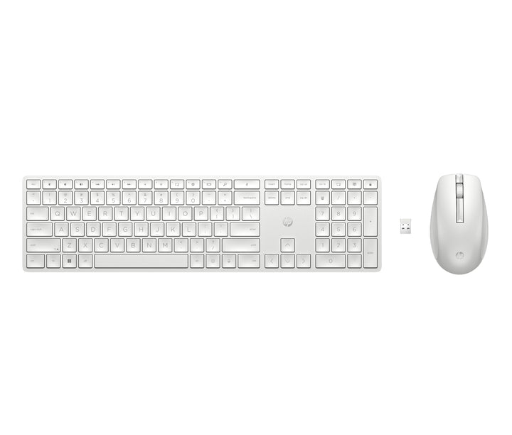 HP 650 kabellose Tastatur und Maus Bundle (20 programmierbare Tasten, QWERTZ Layout, 4.000 DPI, USB