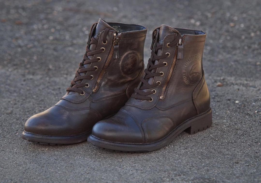 Falco Aviator Motorradstiefel 45 EU Braun, 45 EU Braun