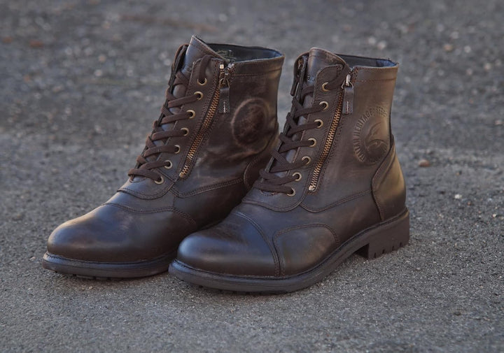 Falco Aviator Motorradstiefel 45 EU Braun, 45 EU Braun