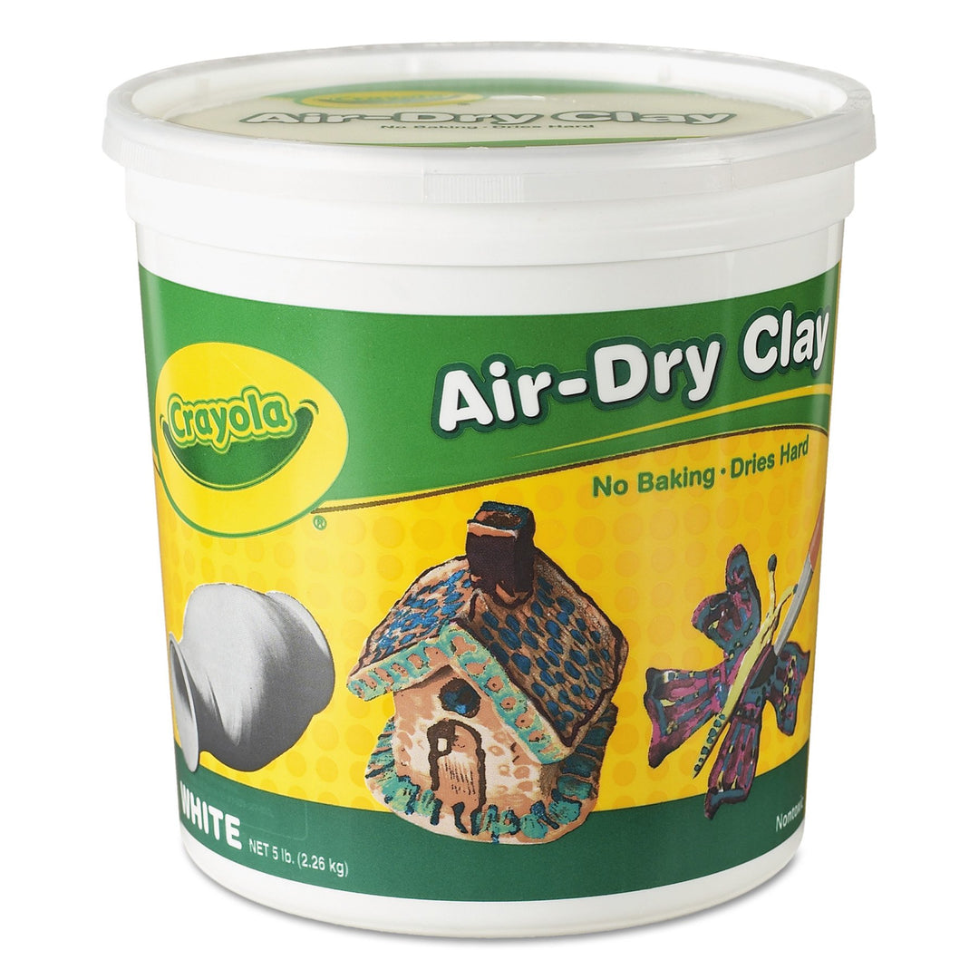 CRAYOLA LLC CRAYOLA AIR DRY CLAY 5 LBS WHITE (Set of 6), 6