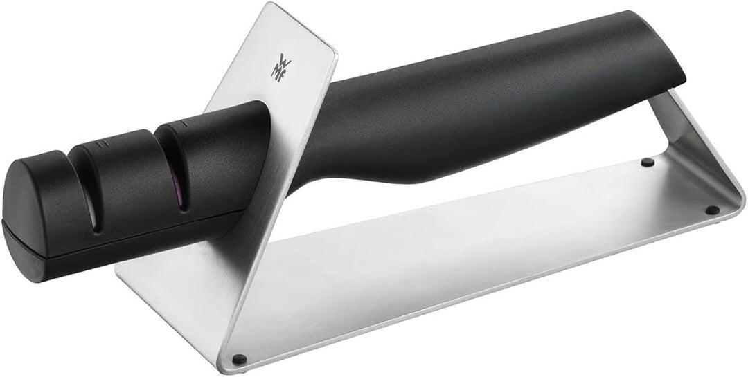 WMF Gourmet Messerschärfer Keramikscheiben, 2 Stufen, Vor- und Nachschleifen, sichere Handhabung Sin