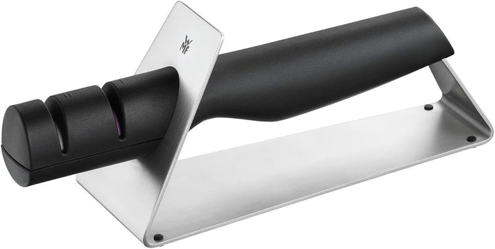 WMF Gourmet Messerschärfer Keramikscheiben, 2 Stufen, Vor- und Nachschleifen, sichere Handhabung Sin