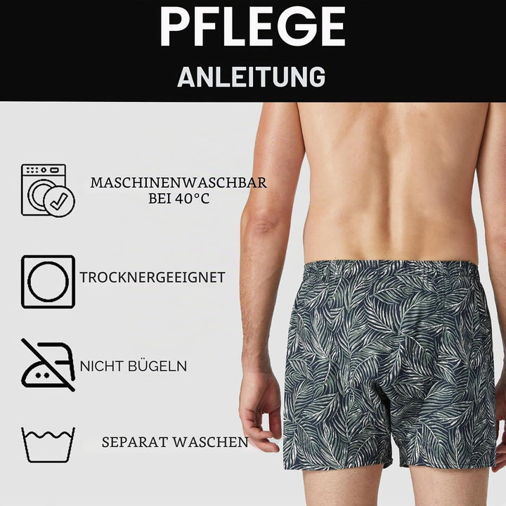 5Mayi Mens Boxers Shorts Multipack Woven Mens Underwear Pack Cotton Plaid Men&