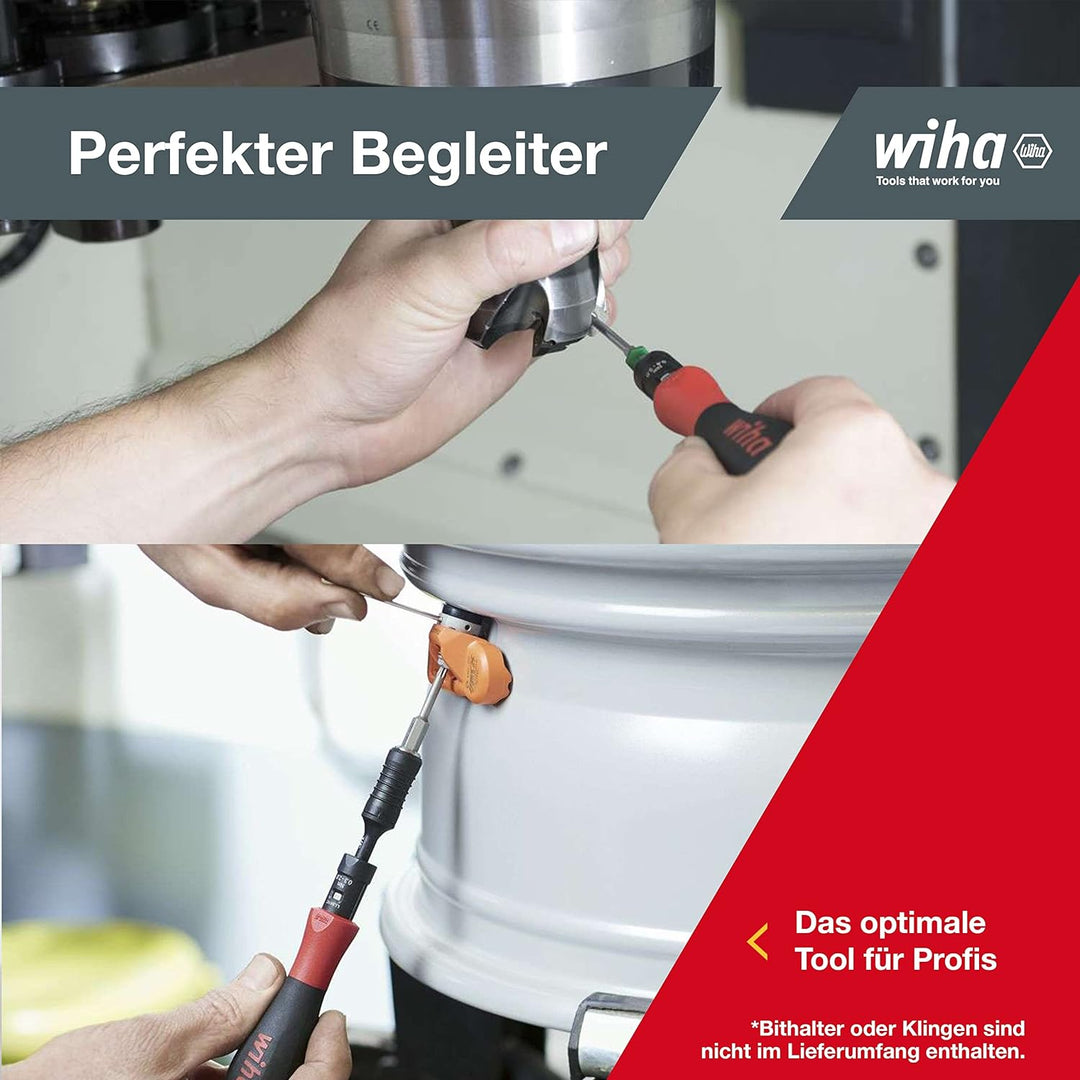 Wiha verstellbarer Drehmoment Schraubendreher TorqueVario®-S(26888) variabel einstellbar I 0,1-0,6Nm