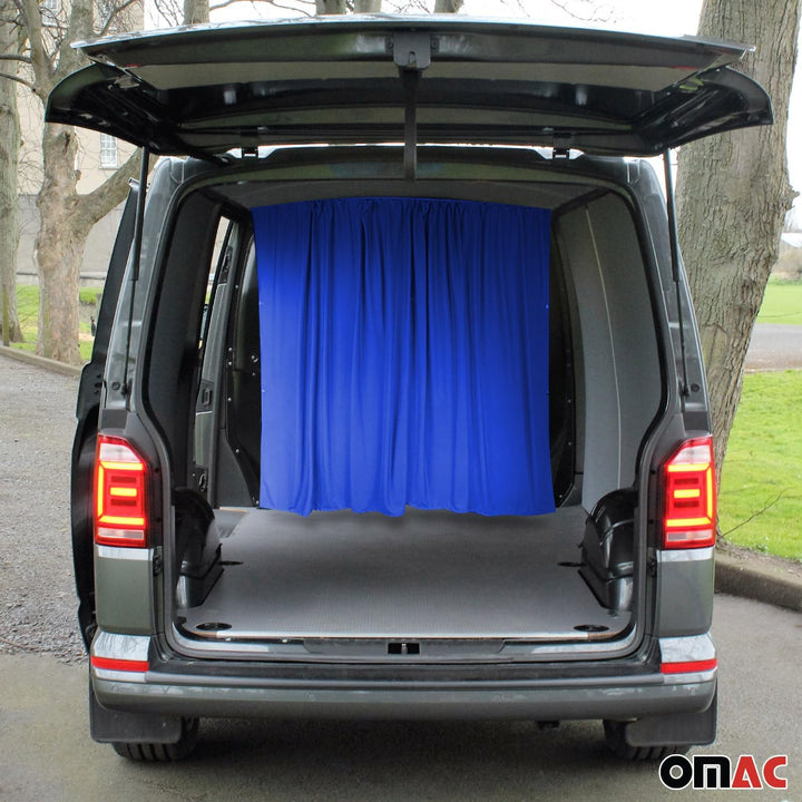 OMAC Autogardinen Fahrerhaus Mass Gardinen Camping Sonnenschutz Dunkelblau 200x180 200x180 Blau / Au