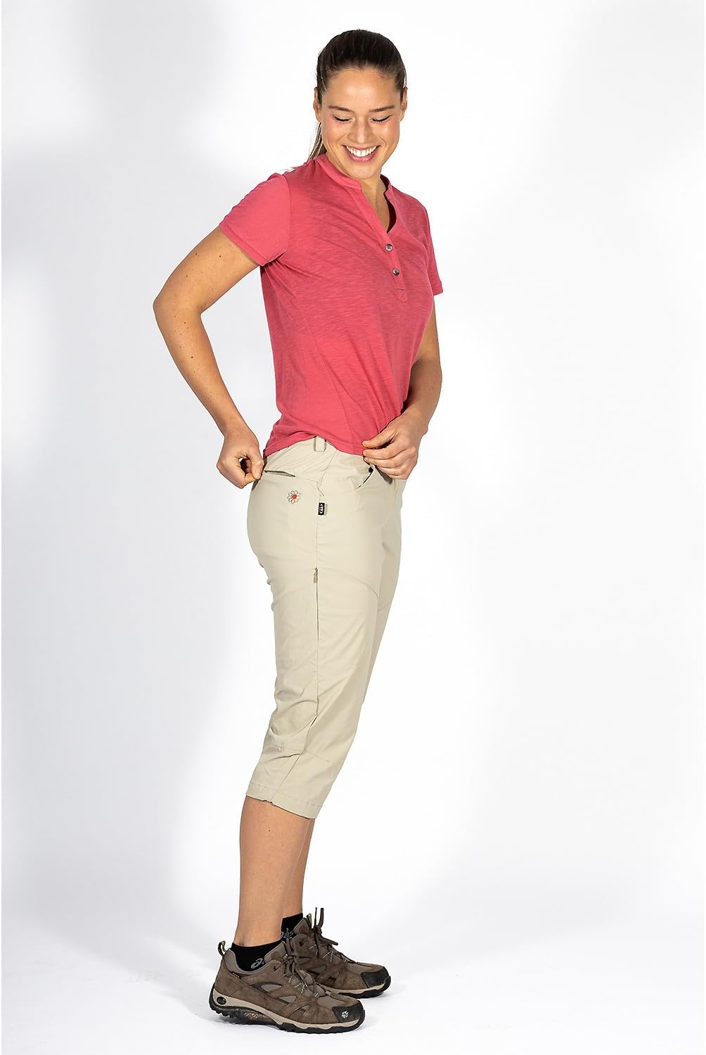 Maul-Sport Da. Stretch Caprihose Sidney 34 Sand, 34 Sand