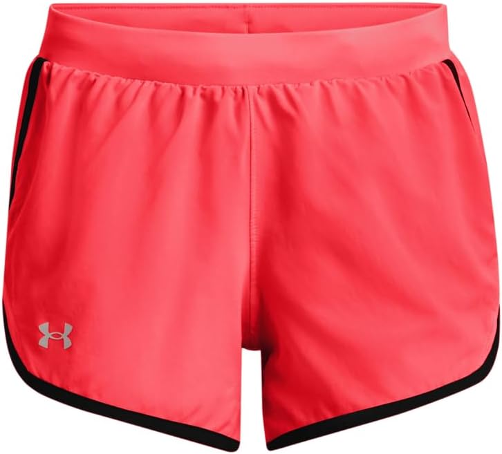 Under Armour Damen Kurze Hose Fly by 2.0 Laufshorts M-L Beta / Schwarz / Reflektierend, M-L Beta / S