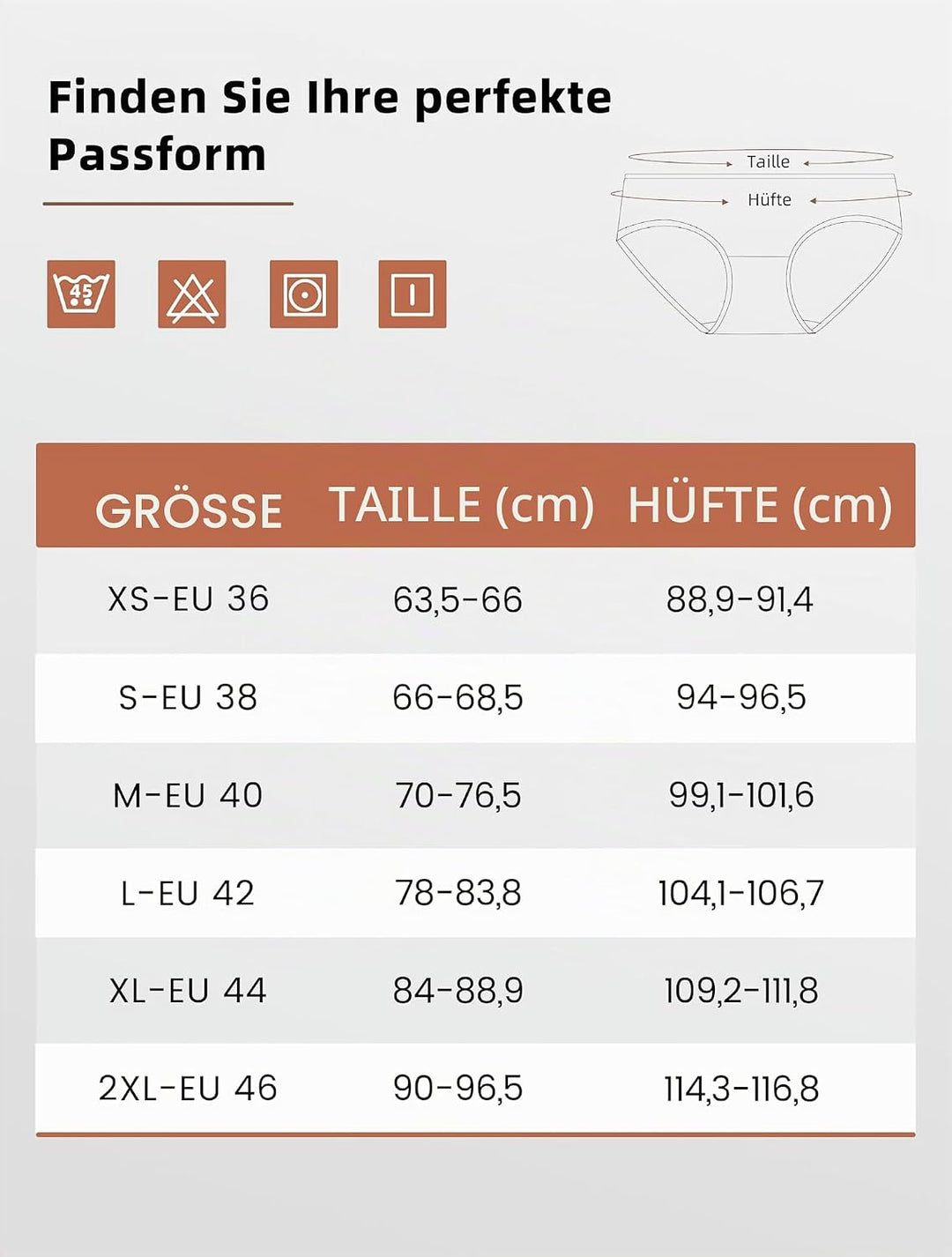 TIICHOO Unterhosen Damen Baumwolle Weich Bequeme Hipster Slips Damen Unterwäsche, XS 8 Schwarz