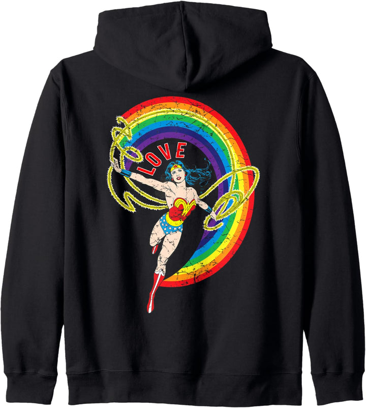 DC Wonder Woman Rainbow Love Kapuzenjacke