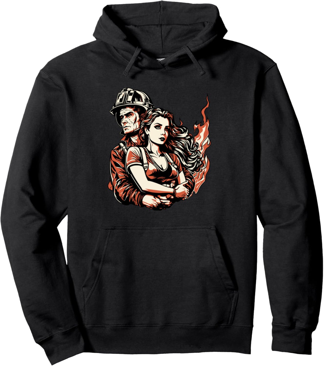 Feuerwehrmann Gattin - Brand Frau Eines Feuerwehrmannes Pullover Hoodie