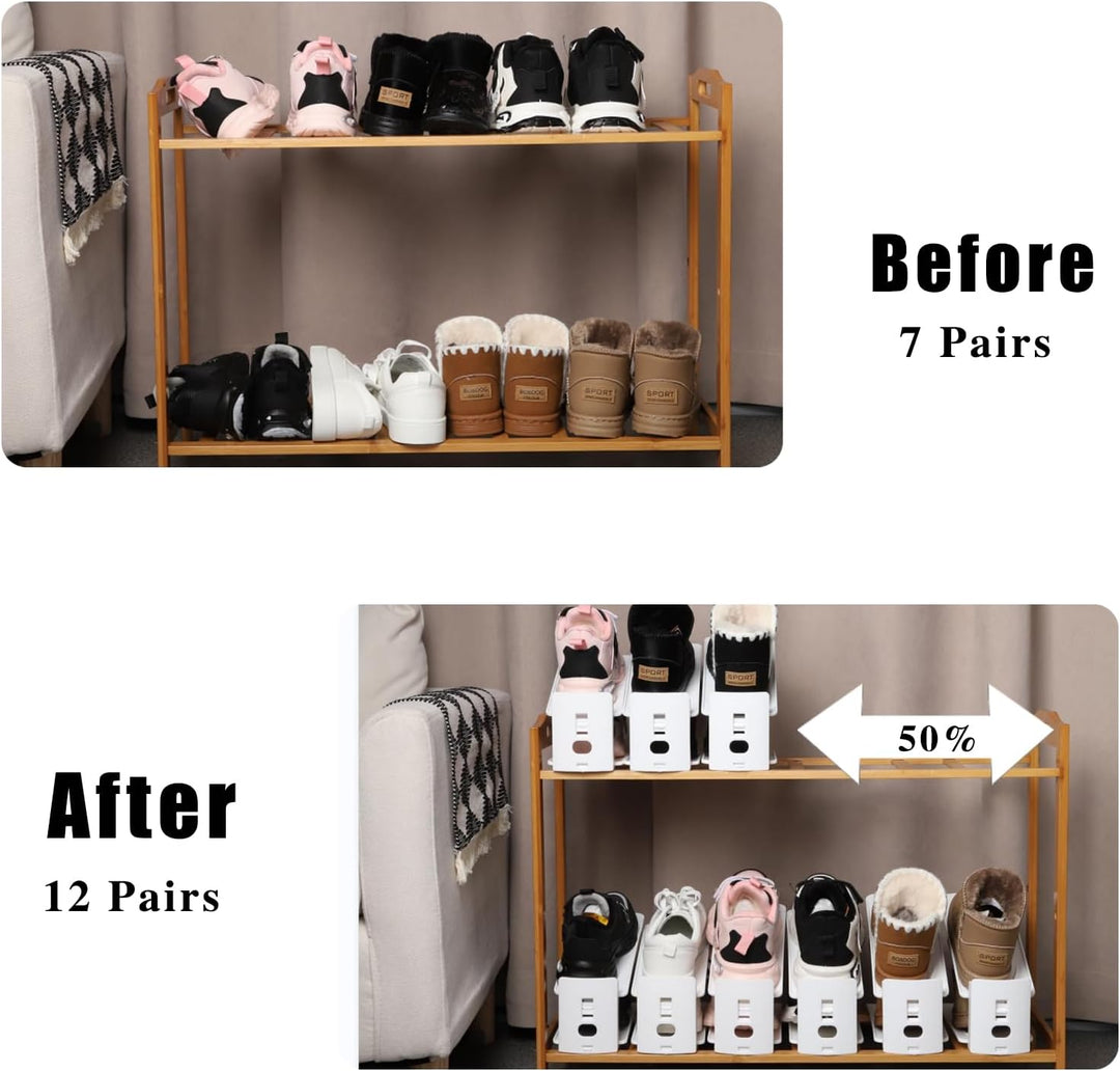 Schuh-Organizer, verstellbare Ebene, Schuhstapler, Aufbewahrung, platzsparend, Sneakers, Ausstellung