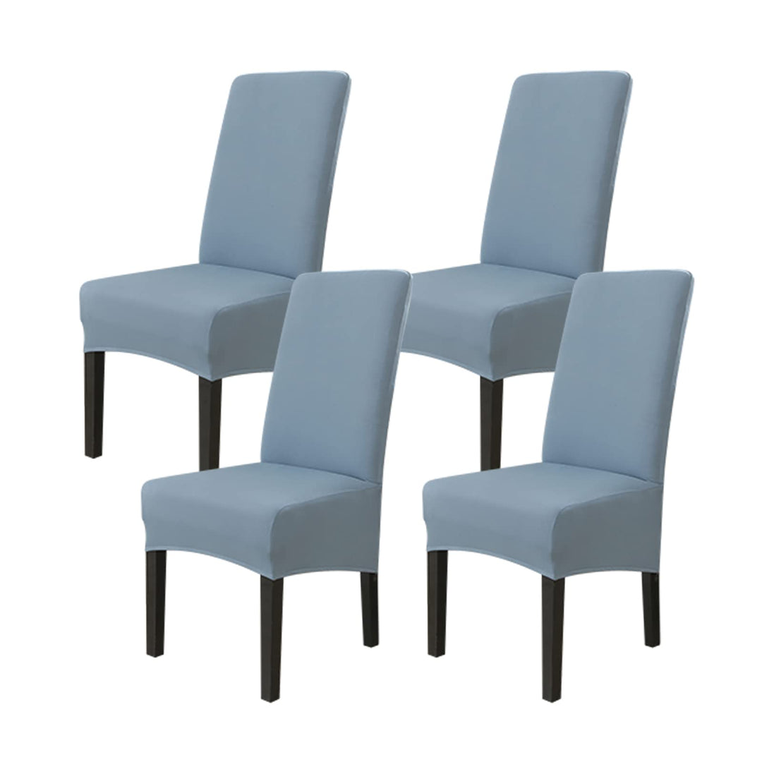 Jaotto Stuhlhussen 4er Set Stretch, XL Stuhlhussen Abwaschbar Waschbarer Elastische, Stretch Stuhlsc