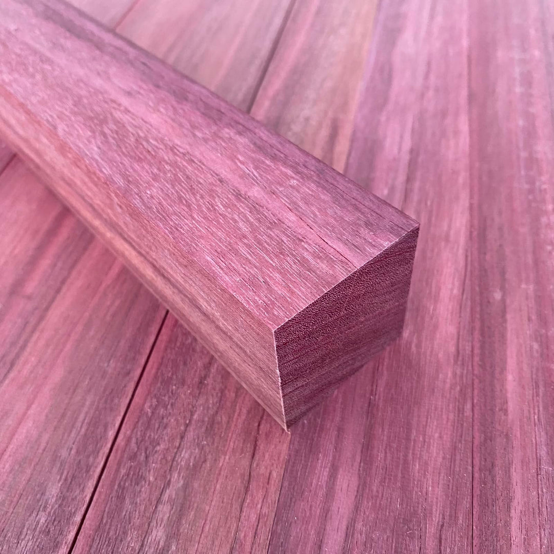 ECI Purple Heart Amaranth Kantel 40 x 500 mm Drechsel-Holz Ton Klang Violett Holz 40 x 40 x 500 mm,