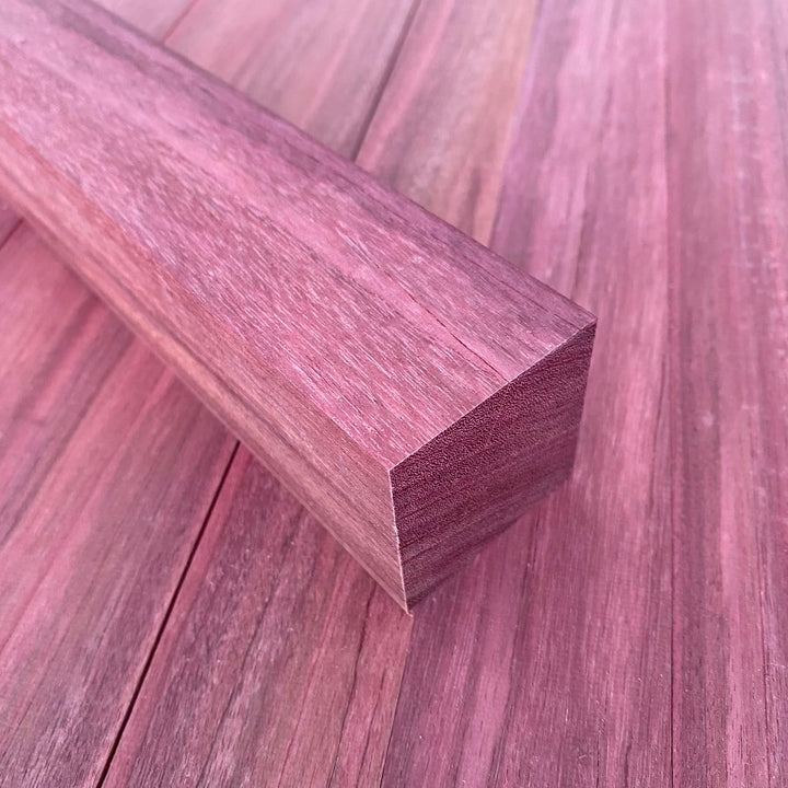 ECI Purple Heart Amaranth Kantel 40 x 500 mm Drechsel-Holz Ton Klang Violett Holz 40 x 40 x 500 mm,