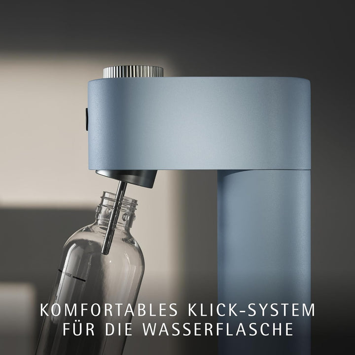 WMF Element One Wassersprudler – vollautomatische Edelstahl Sprudelmaschine mit 3 Einstellungsstufen