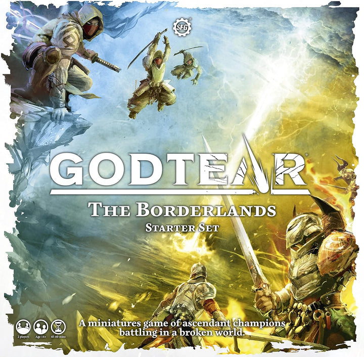 Steamforged Games SFGT-012 Godtear: The Borderlands Starter-Set Zubehör, Mehrfarbig Die Grenzgebiete