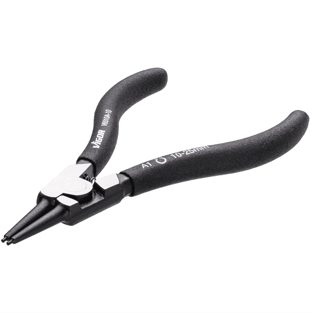 VIGOR Sicherungsring-Zange ∙ V6510A-10 Aussensicherung Gerade 10-25 mm, Außensicherung Gerade 1