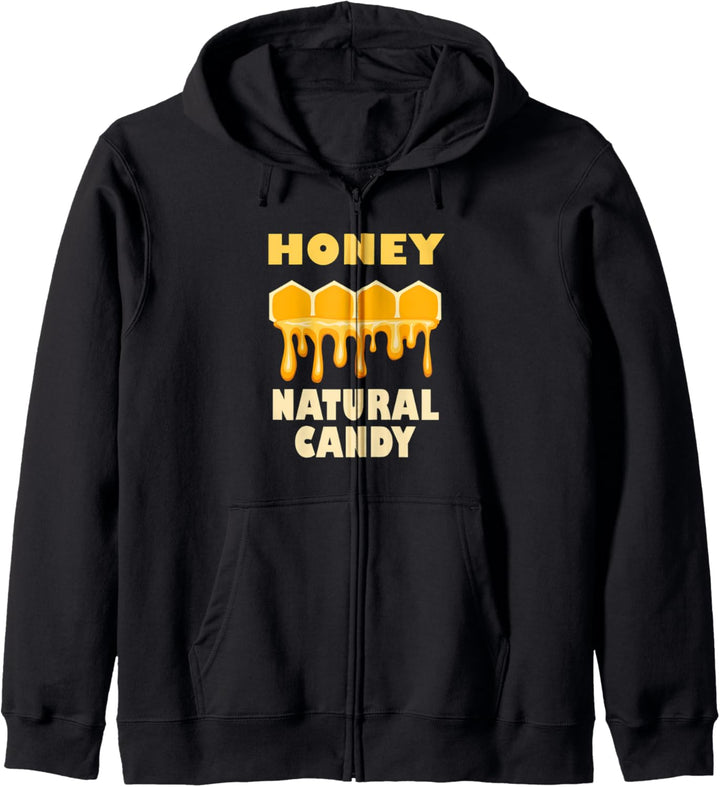 Honig Natur Ironischer Spruch Niedliche Bienen Wildtiere Kapuzenjacke