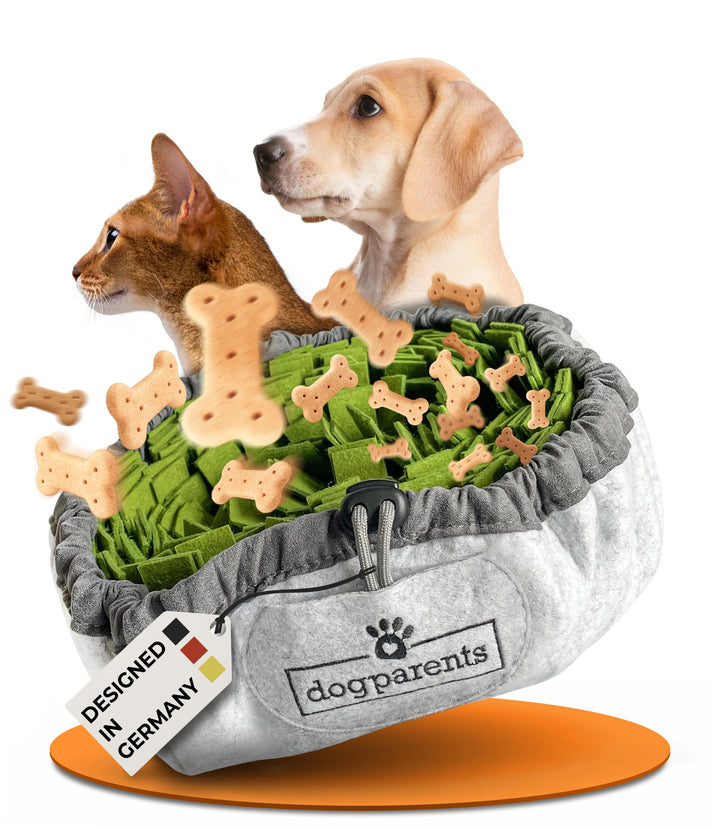 DOGPARENTS® Schnüffelteppich Hund klein & gross – Schnüffelmatte Hund ROBUSTER Hunde Schnüffelteppic
