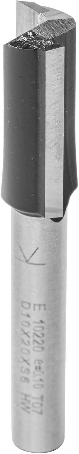 ENT 10220 Nutfräser HW, Schaft (S) 6 mm, Durchmesser (D) 10 mm, NL 20 mm, SL 32 mm, GL 52 mm D=10 /