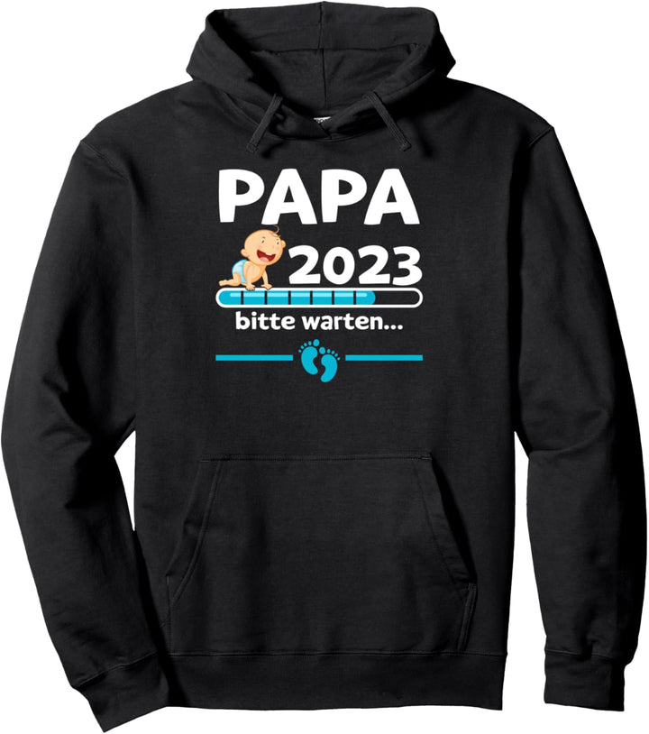 Zukünftiger Vater werdender Papa Ich werde Papa 2023 Pullover Hoodie