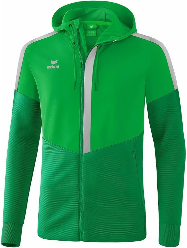 Erima Herren Präsentationsjacke Tracktop Squad 3XL Fern Green/Smaragd/Silver Grey, 3XL Fern Green/Sm