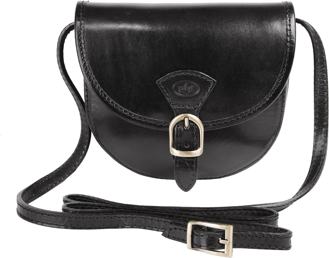 piké Umhängetasche schwarz echt Leder Damen - 016176