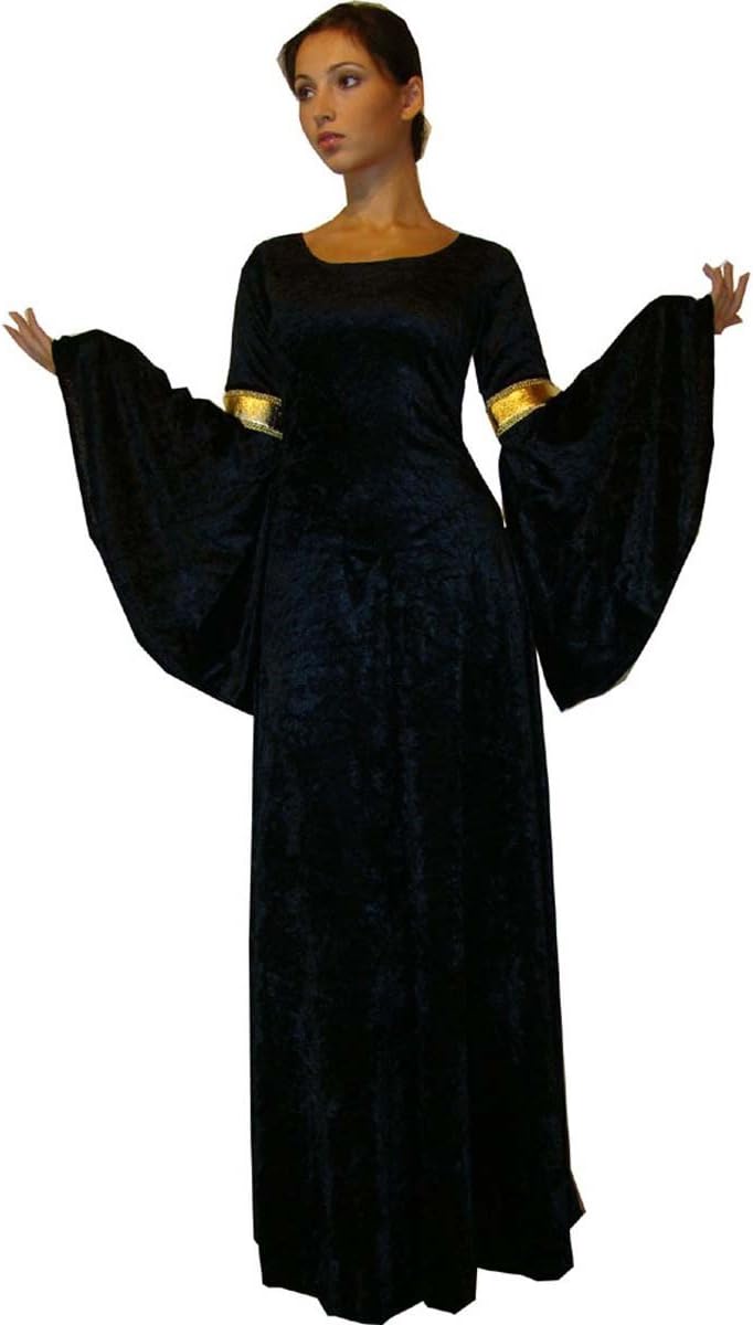 MAYLYNN 10923-M - Mittelalter Kostüm Elbentraum, Grösse M, schwarz, M