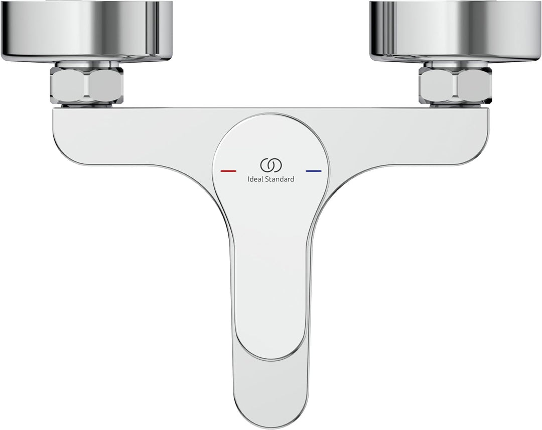 Ideal Standard BC843AA Cerabase Badearmatur Aufputz, Ausladung 16,1 cm, Chrom