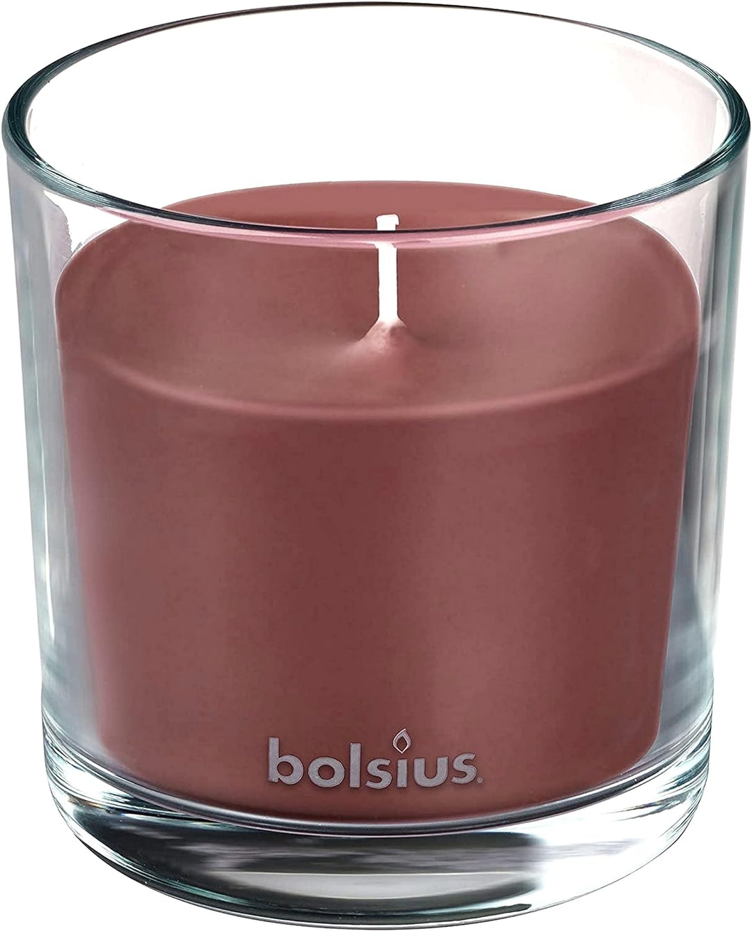 4 Bolsius True Scents Duftgläser Gross 95x95 mm Duftkerzen Kerzenglas - Oud Wood