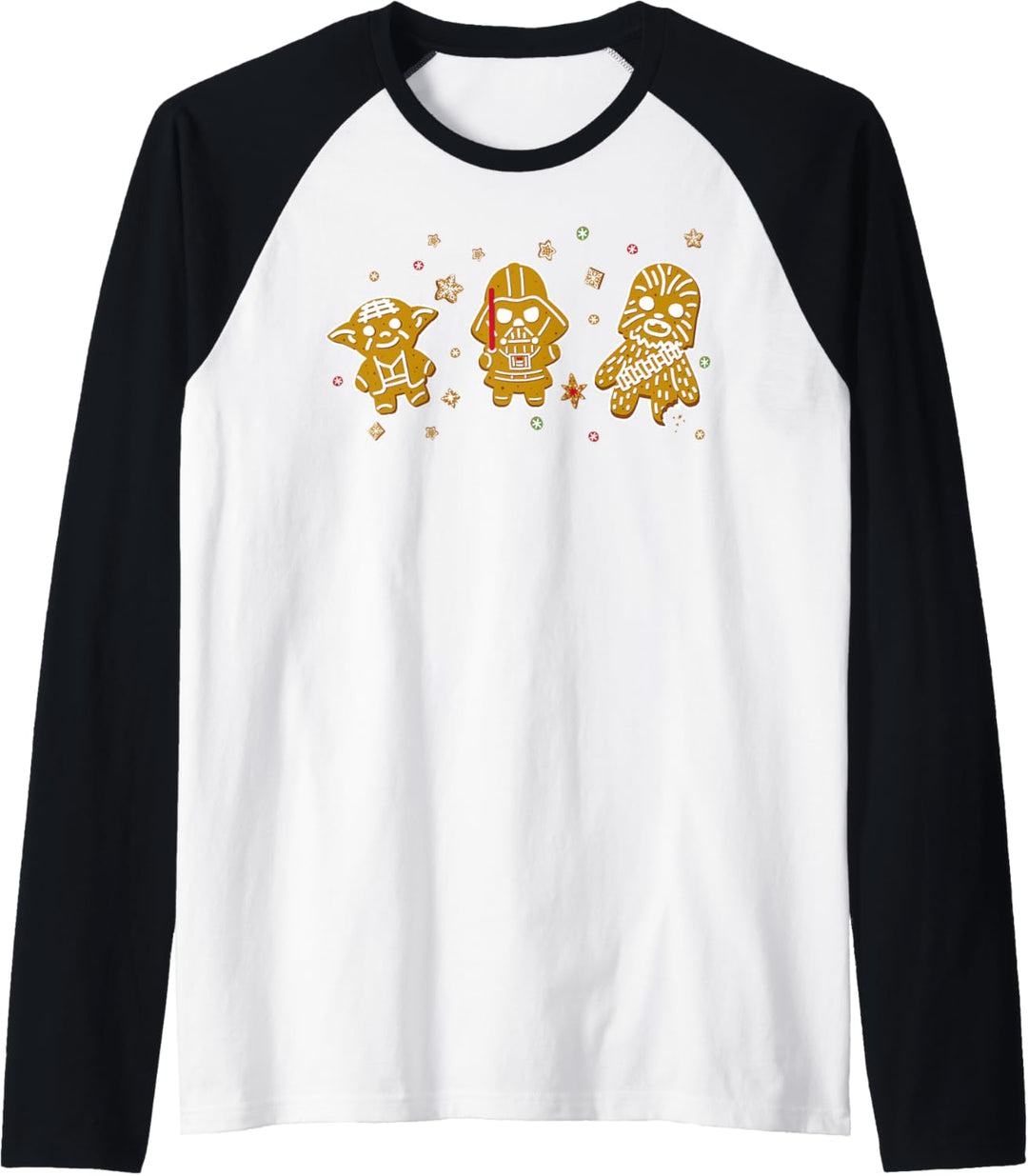 Star Wars Character Gingerbread Portrait Raglan