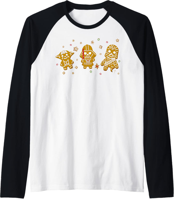 Star Wars Character Gingerbread Portrait Raglan