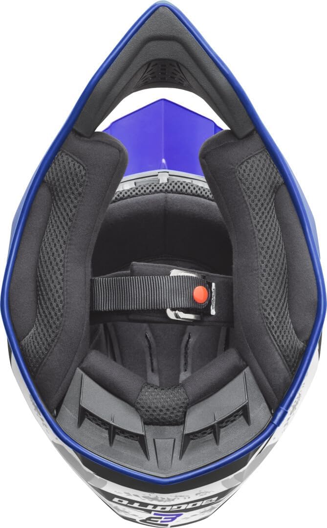 Bogotto V337 Wild-Ride Crosshelm M blau/schwarz/weiss, M blau/schwarz/wei&#xDF;