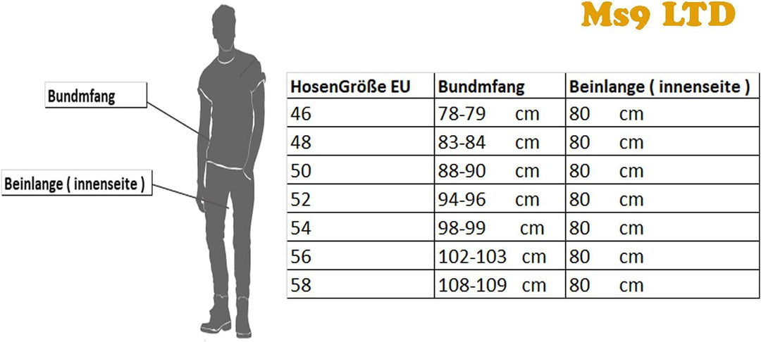 MS9 Herren Arbeitshose Bundhose Cargohose mit Holstertaschen Werkzeugtaschen Multifunktions und Knie