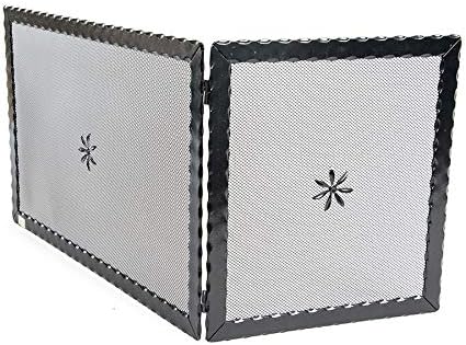 Funkenschutz Eck in Schmiedeeisen 'Winkel' cm.