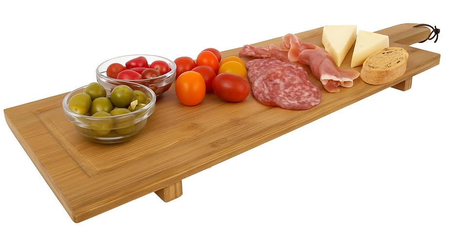 Cookinglife Servierbrett XL - Bambus - 88 x 26 cm, 88 x 26 cm
