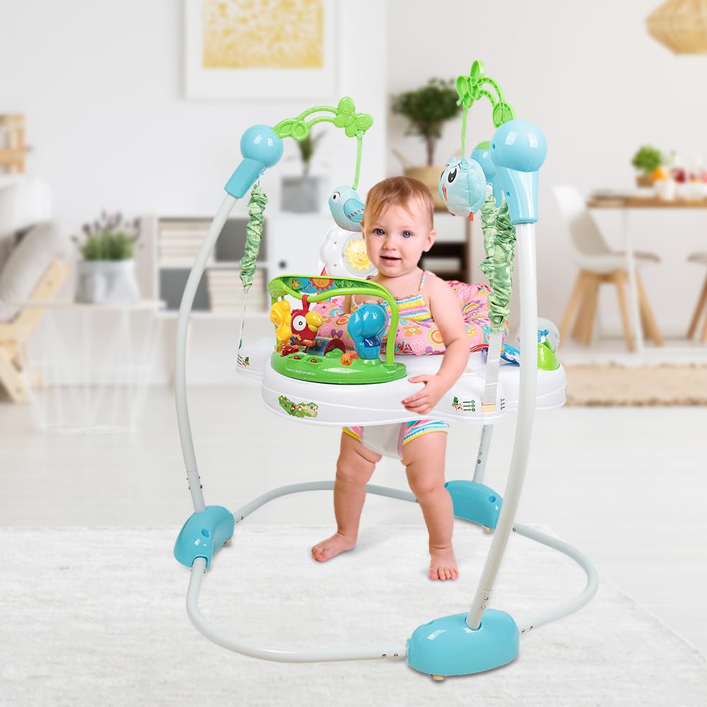 5-in-1 Lauflernhilfe für Babys, mit verstellbaren Höhen, Gehfrei Babywalker ab 6 Monate, bis zu 25 k