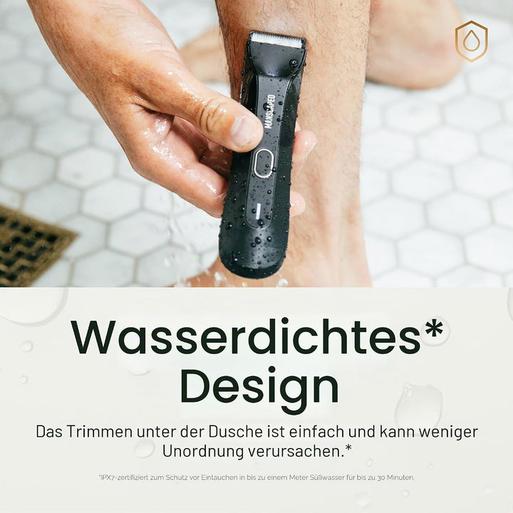 MANSCAPED™ Elektrischer Trimmer für den Intimbereich, The Lawn Mower™ 4.0, Wechselbares Keramikkling