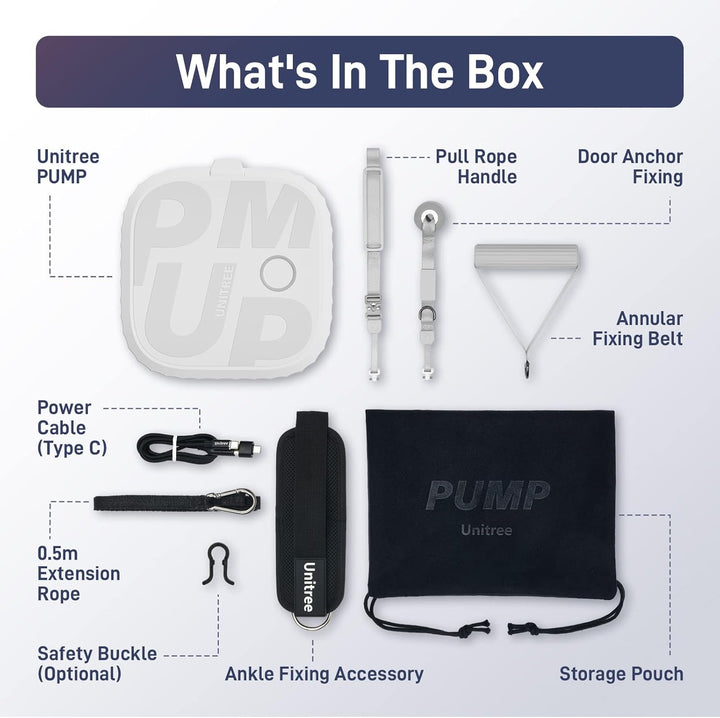 Unitree Fitness Pump Pro Trainingsausrüstung Kabelmaschine Heim-Fitnessstudio Heimtrainingseinrichtu