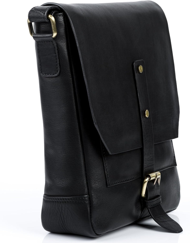 FEYNSINN BERLIN Umhängetasche JACKSON aus Premium Leder I Messenger bag klein für Herren und Damen i