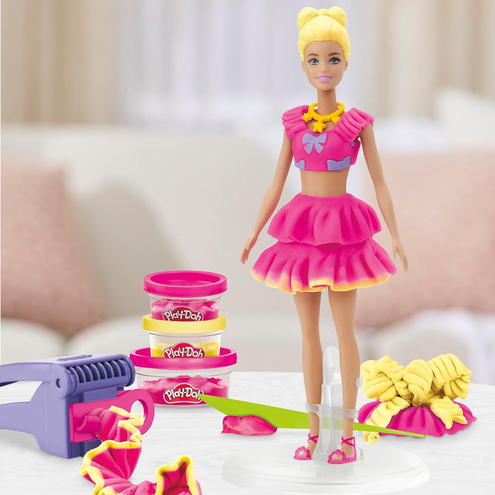 Play-Doh Barbie Rüschen & Schleifen Puppenset, Barbie Rüschen & Schleifen