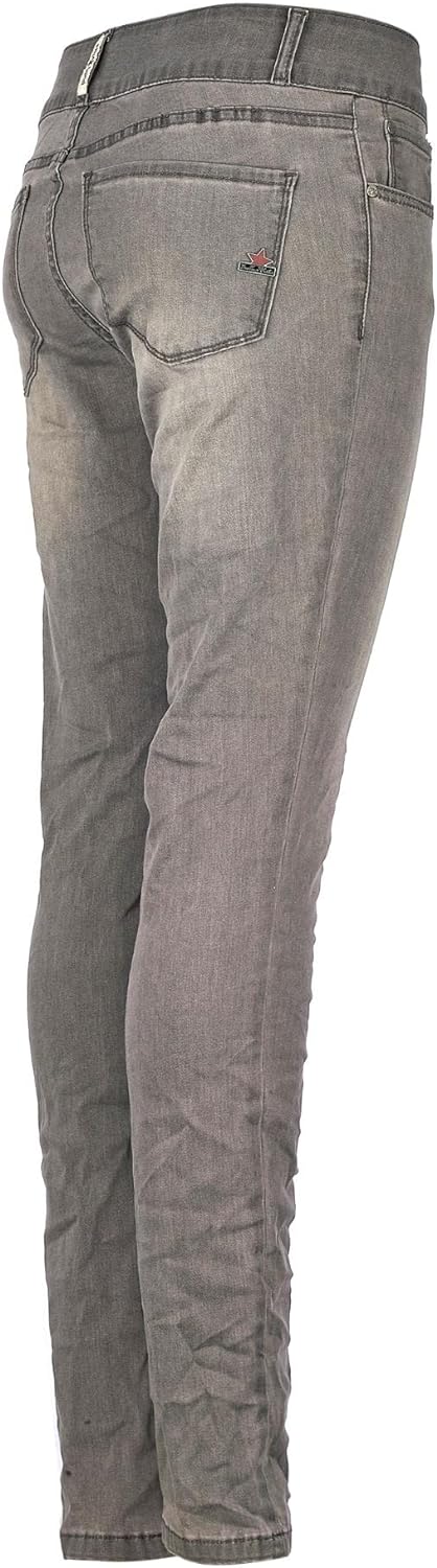 Buena Vista Jeans Tummyless Stretch Denim in Grau, Grösse L