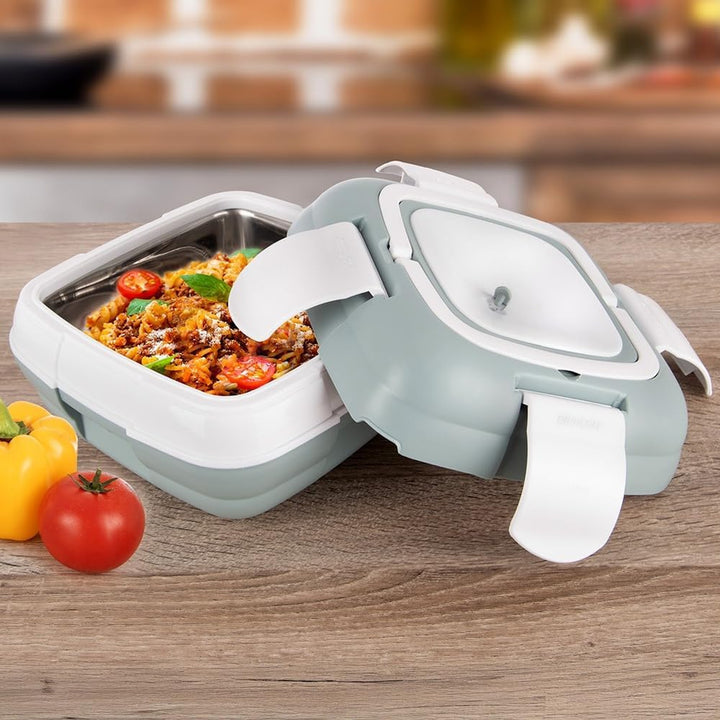 orion group Thermobehälter Essen 1,9 l – Auslaufsicherer Speisebehälter mit Ventil & Deckel – Isolie