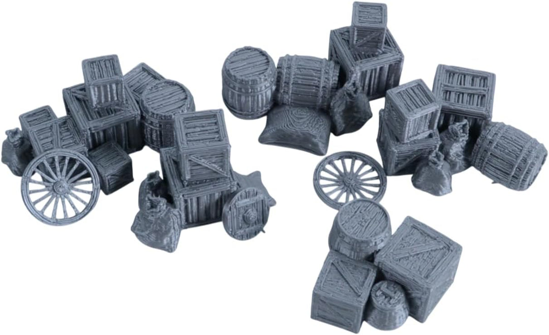 Tims Plum Mittelalterliches Scheunenzubehör für Tabletop-RPG- und Wargaming-Gelände