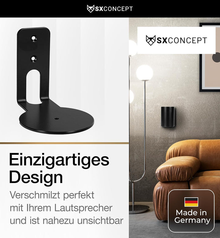 SX-Concept® - Era 100 Wandhalterung | Sonos Wandhalterung für Sonos Era 100 | Gerade-Variante | plat