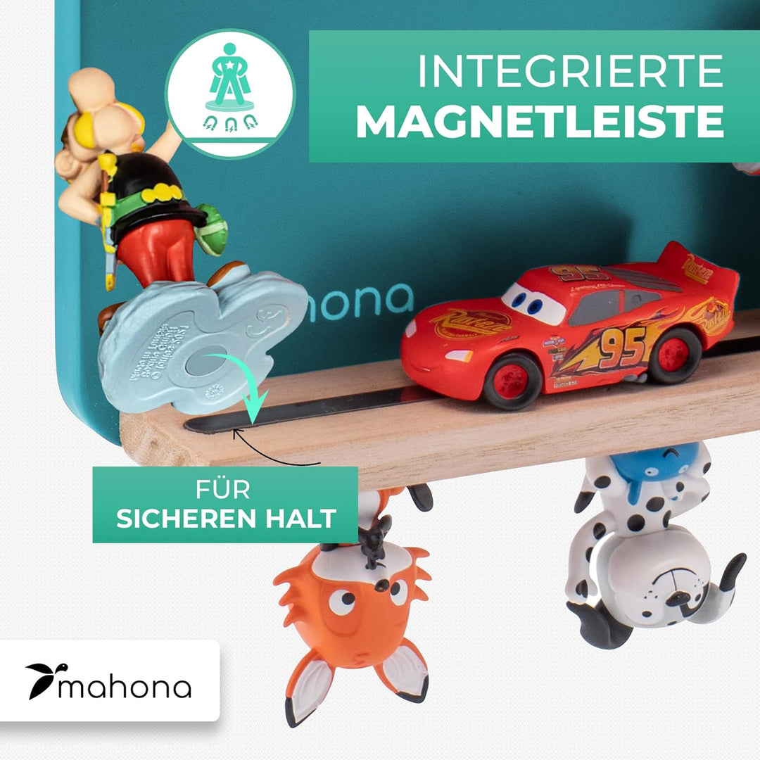 mahona Tonie Regal - kompatibel mit Toniebox & Tonie Figuren Aufbewahrung - Platz für bis zu 27 Figu